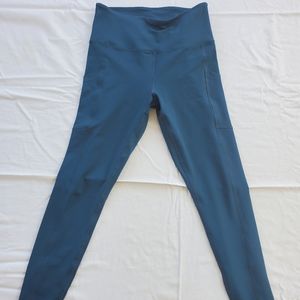 Slimming Teal 7/8 Pocket Legging
